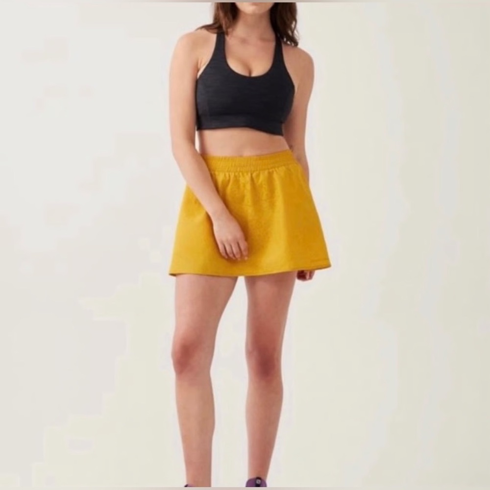 NWT outdoor voices goldfinch geoshine 3 skort - Picture 3 of 5